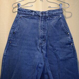 Rockies VTG High Waisted Western Trim Mom Jeans Womens 24 x 32 Vintage Cowgirl